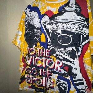 Born Fly T-shirt Any Town USA Yellow  To The Victor Goes The Spoils men’s 2XL